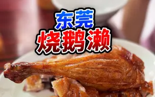 Download Video: 广东烧鹅圣地，直接炫鹅腿太满足了 | 东莞烧鹅濑【肉老师探店】