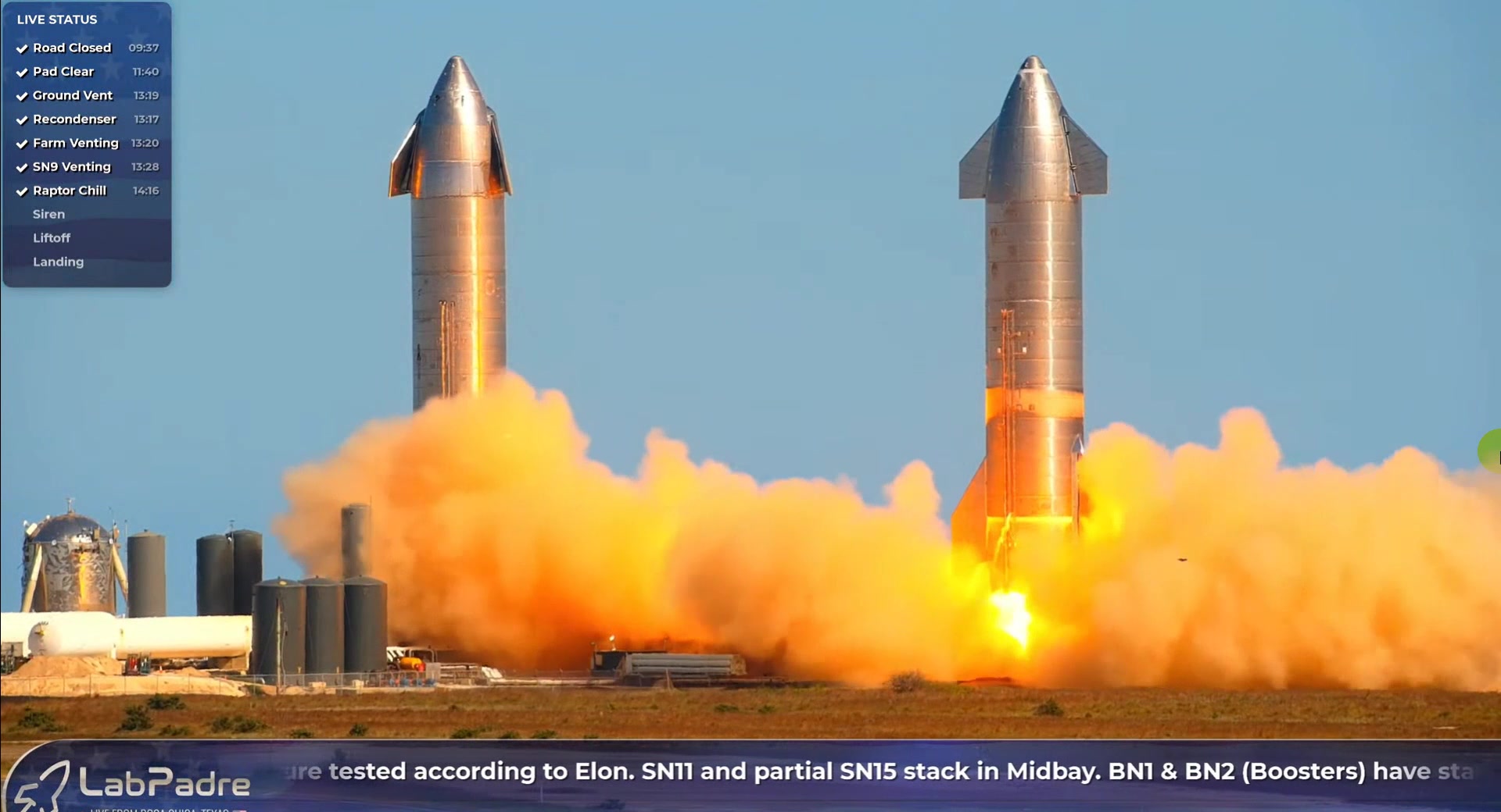 高清剪辑 - 星舰sn9又炸了 着陆倾斜接地爆炸-spacex-马斯克