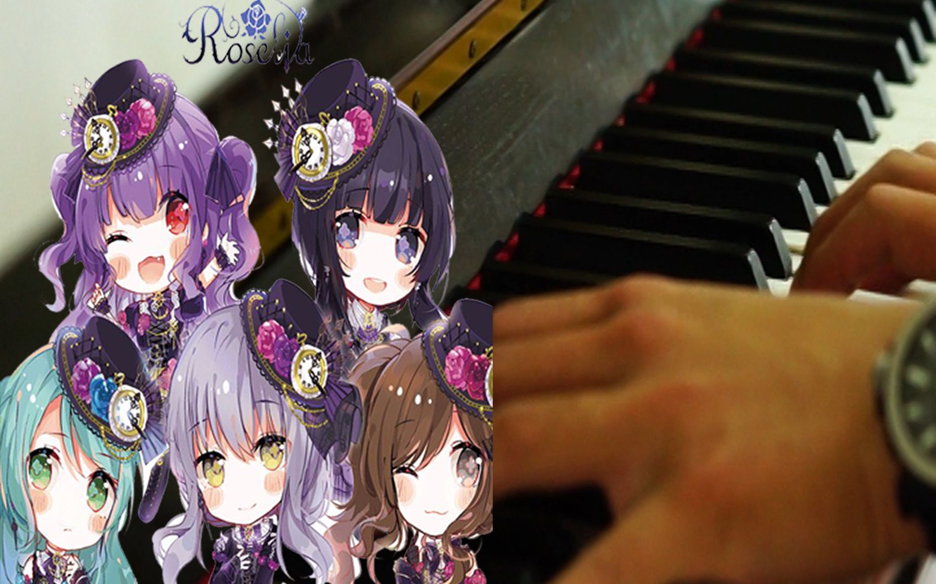 【视奏/钢琴】轨迹——roselia  简易版