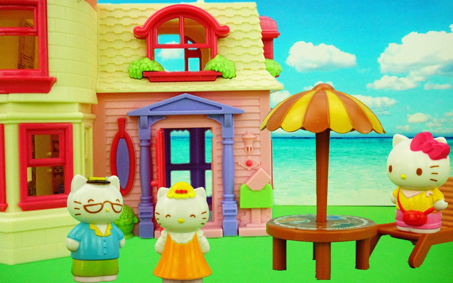 凯蒂猫的豪华别墅儿童玩具