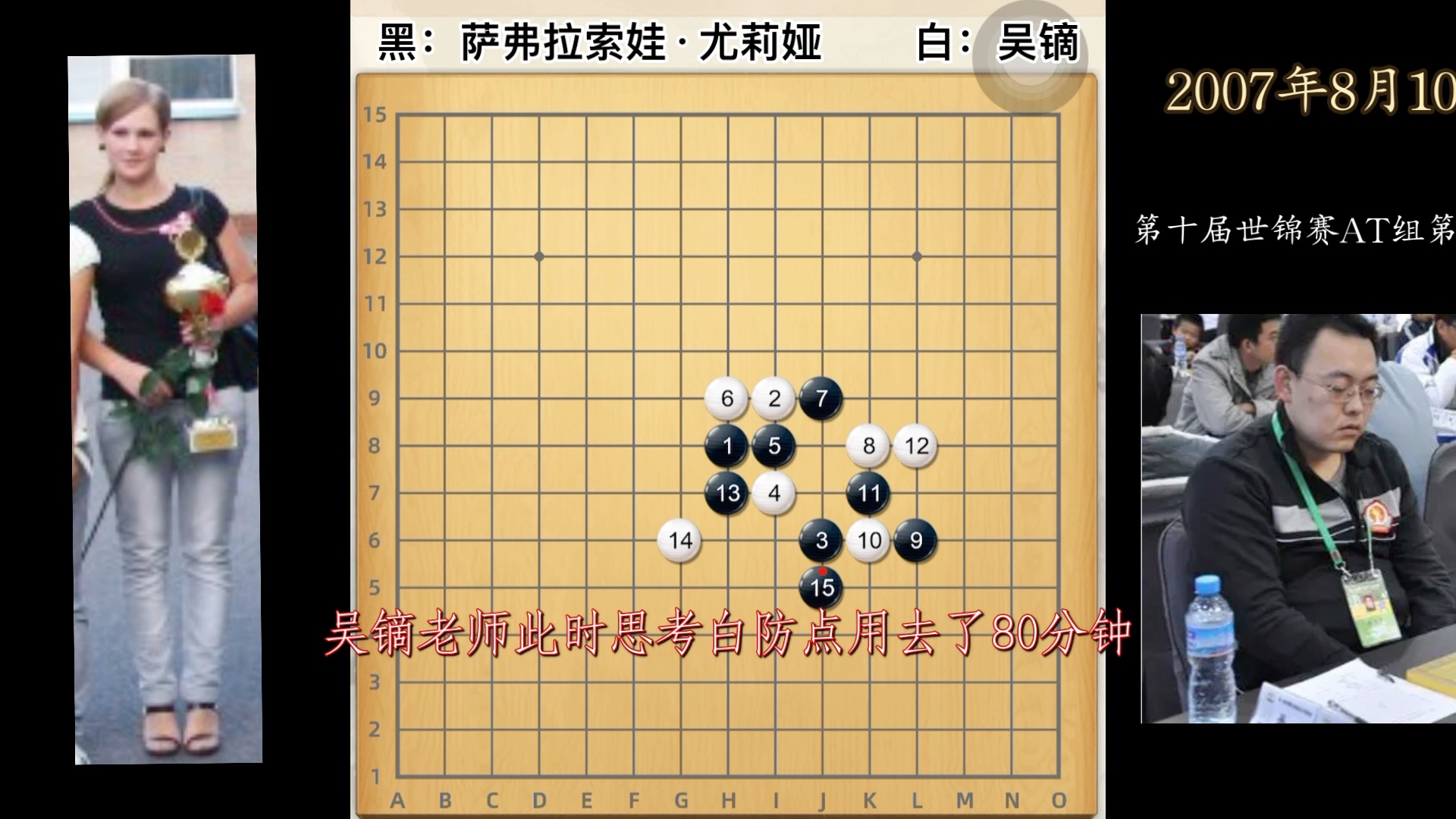 中国五子棋第一个世界冠军之路(4.轻率落败)哔哩哔哩bilibili