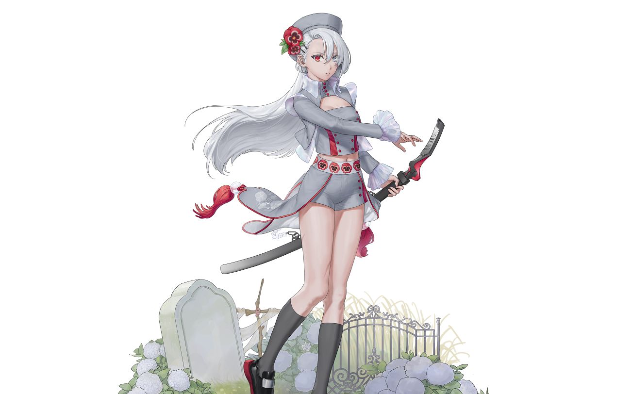 【战双帕弥什】白毛露西亚母体弹刀,入坑一个月纪念.