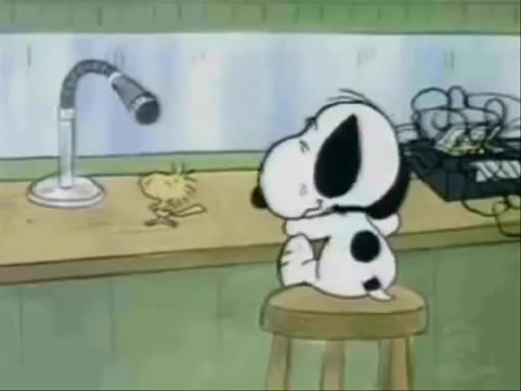 [图]Snoopy 史努比听了咏叹调“我亲爱的爸爸”也要哭，呜呜呜。