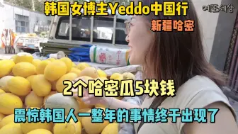 Download Video: 震惊韩国人一整年的事情终于出现了，2个哈密瓜5块钱--韩国女博主yeddo中国行