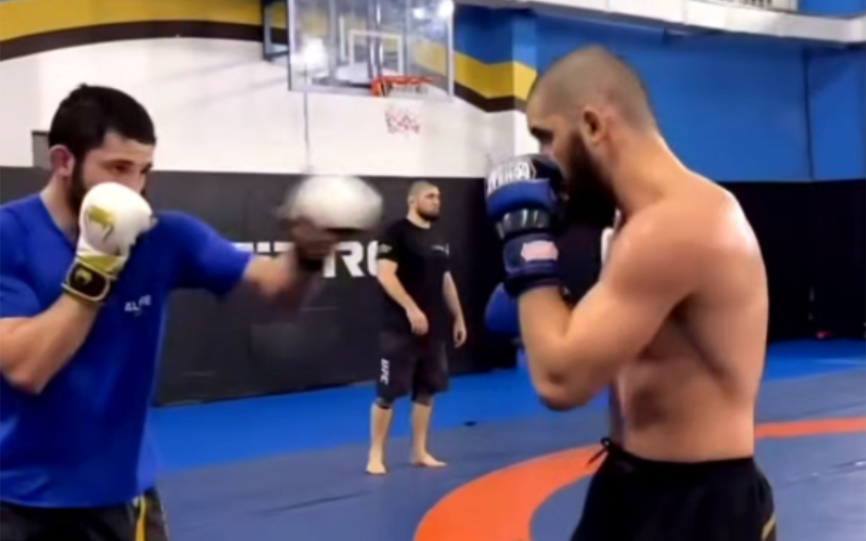 ufc"小鹰"哈比布指导"马王"马哈切夫训练