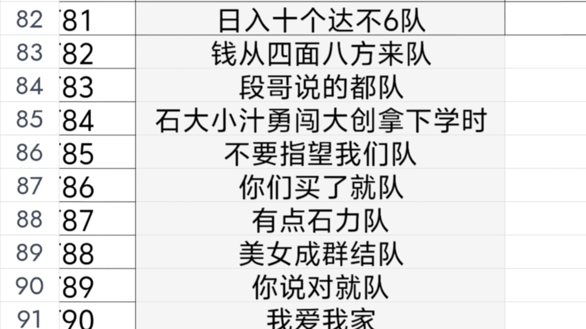 上大学后发现:大学生队名抽象不是段子哔哩哔哩bilibili