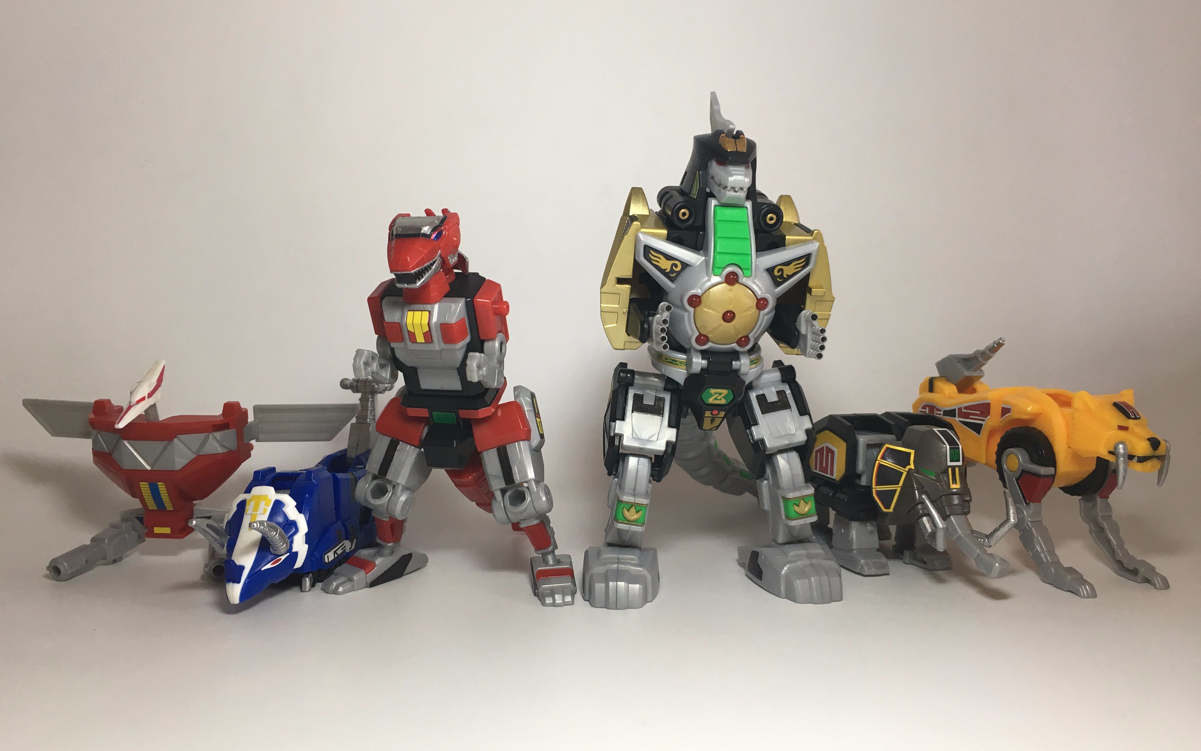 【龙哥制作】恐龙战队 超级食玩 大龙神 合体篇 刚龙神 兽帝大兽神