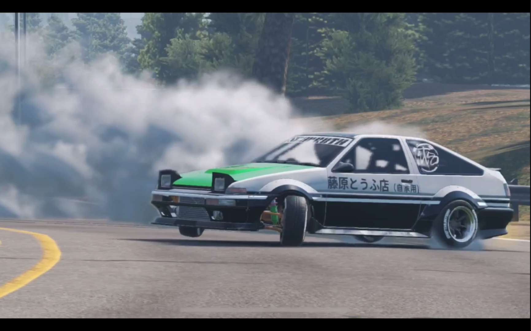 carx2 丰田卡罗拉 ae86 山路漂移 峠 (改装l4引擎) jdm