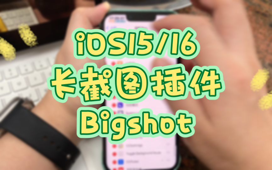 iOS15/16长截图插件Bigshot哔哩哔哩bilibili