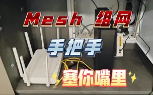 Download Video: 「mesh 组网」零基础手把手塞你嘴里