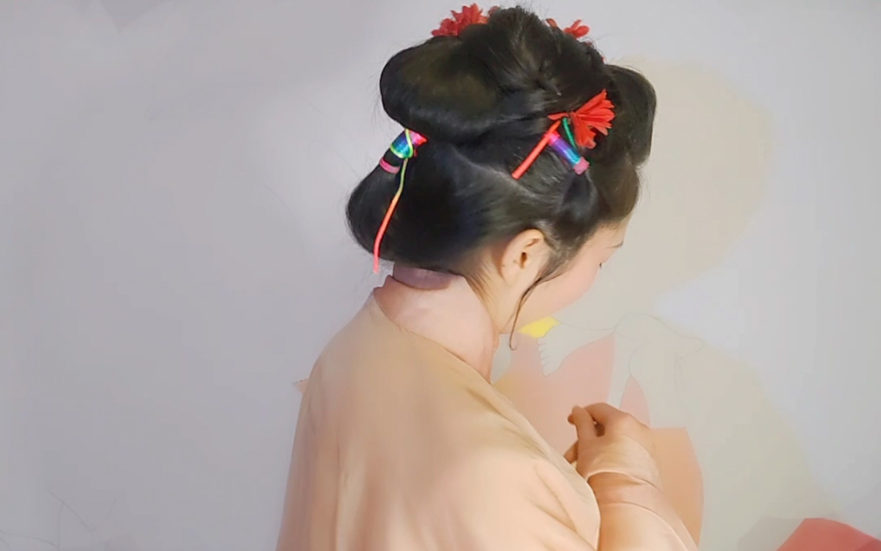 三绺头教程 全真发