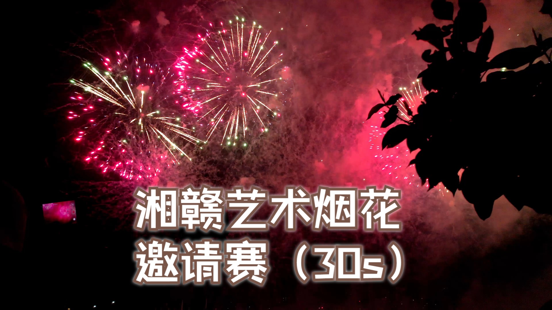 航拍长沙系列 07-4 | 浏阳烟花 第二届湘赣艺术烟花邀请赛(30s) | by