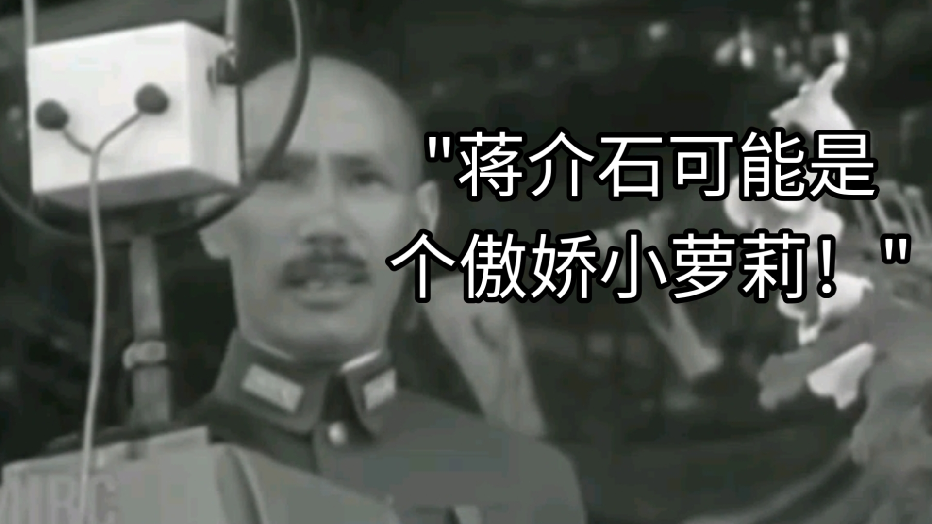 蒋介石可能是个傲娇小萝莉！