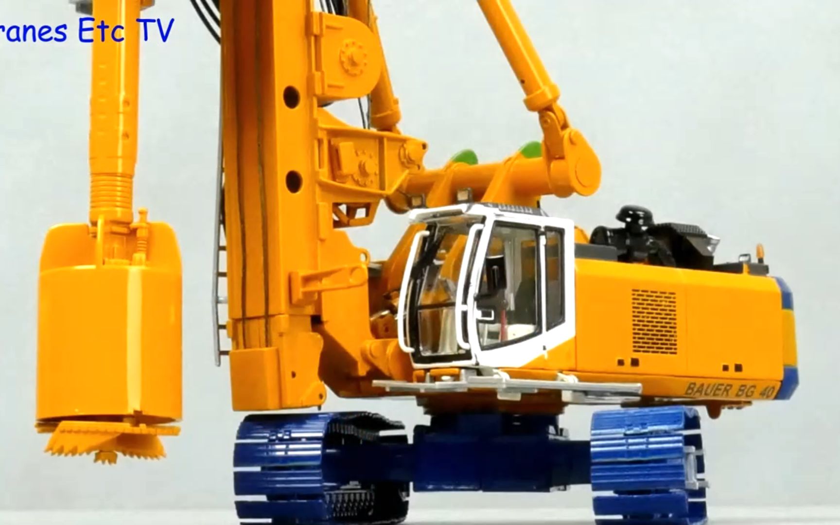 宝峨bauerbg40旋挖钻机静态模型