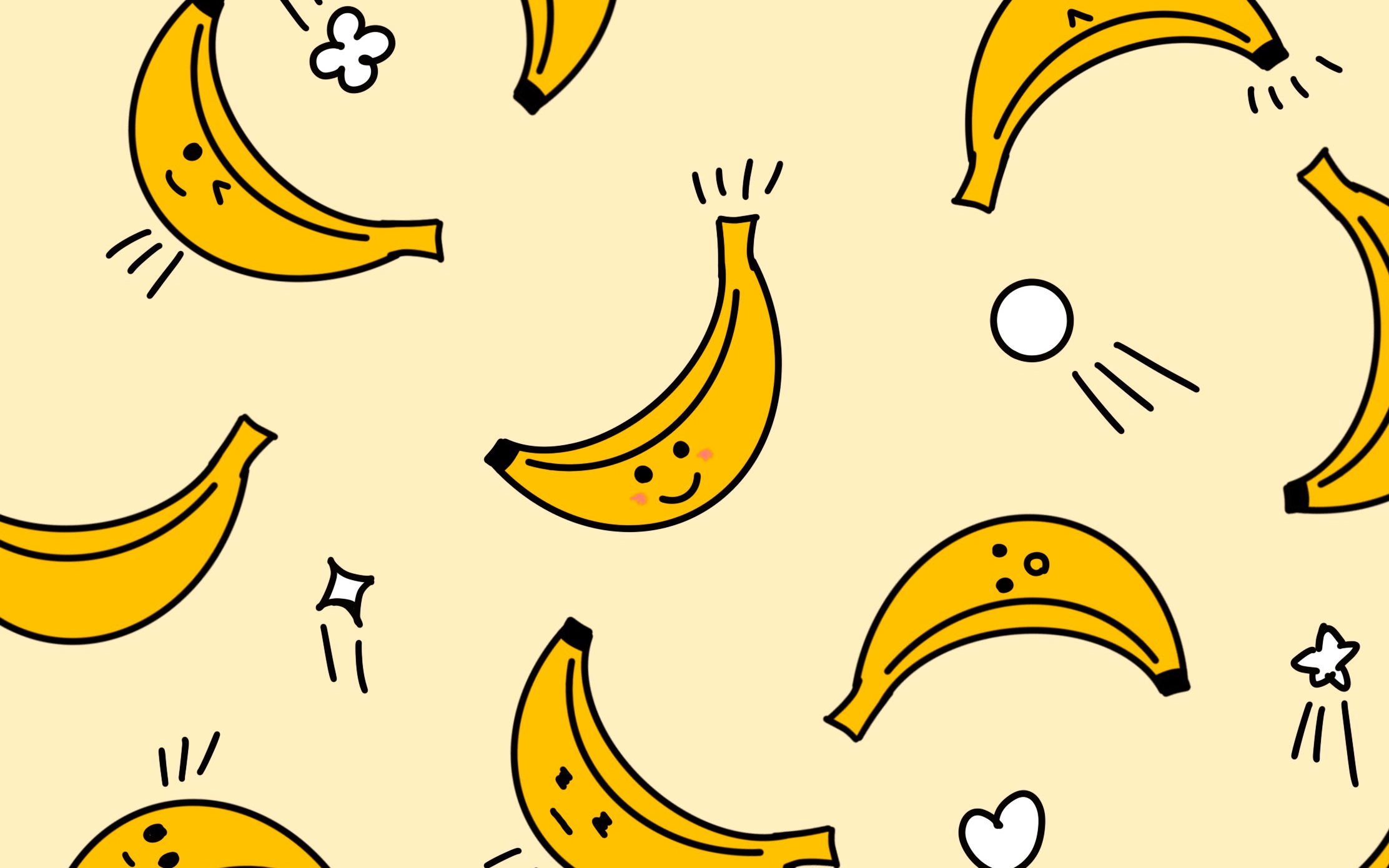 【procreate】超简单的香蕉壁纸绘制,带讲解_哔哩哔哩 (゜-゜)つロ