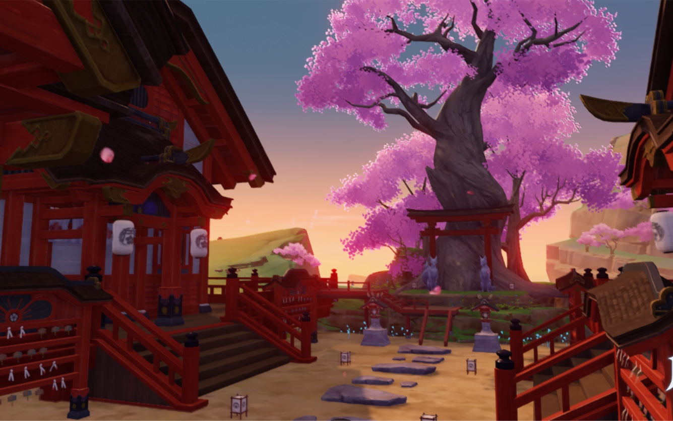 【原神·尘歌壶】在壶里建了鸣神大社