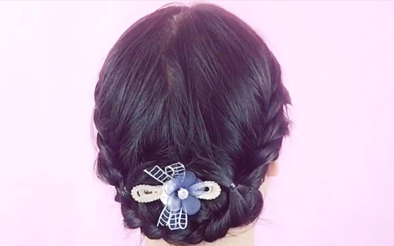 【懒人 编发教程】真人版编发教程,发型这样扎,温婉成熟有气质