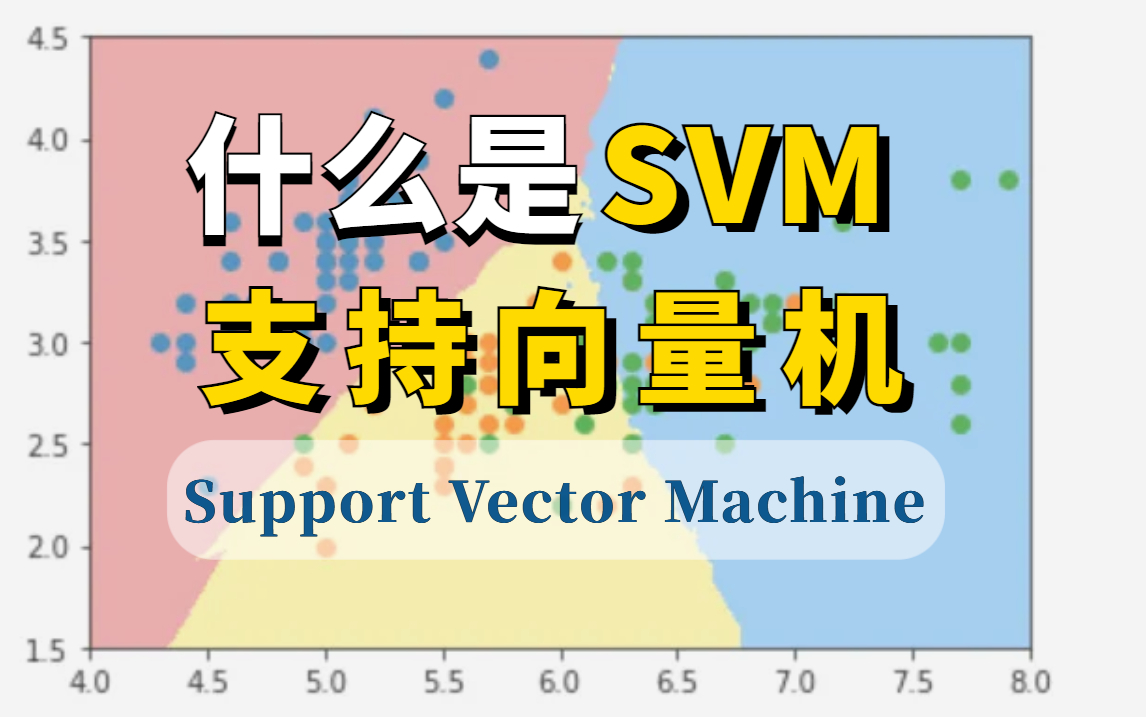 『两分钟看懂SVM』2小时竟然跟着博士就学会了大学四年没学会的支持向量机SVM—机器学习算法(支持向量机Python/回归/实战/核函数/面部检测/文本分析...