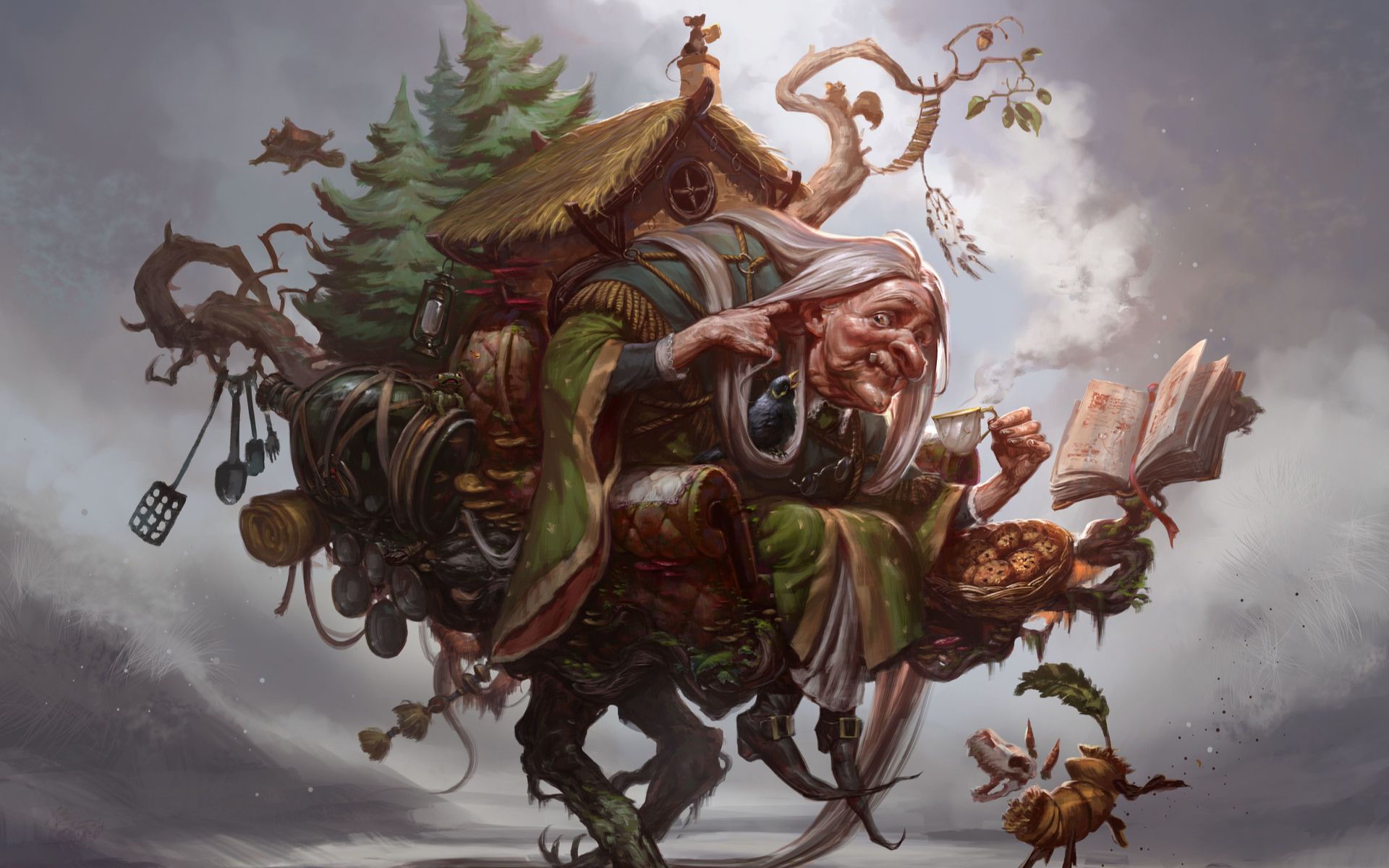 地道美式英语读原版英语故事给你听-俄罗斯女巫童话baba yaga