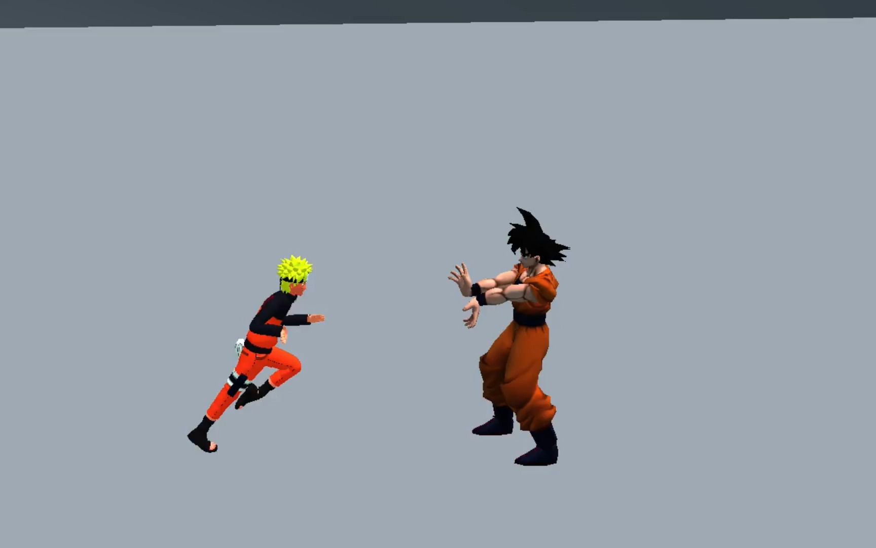 【纯动作】鸣人对战悟空