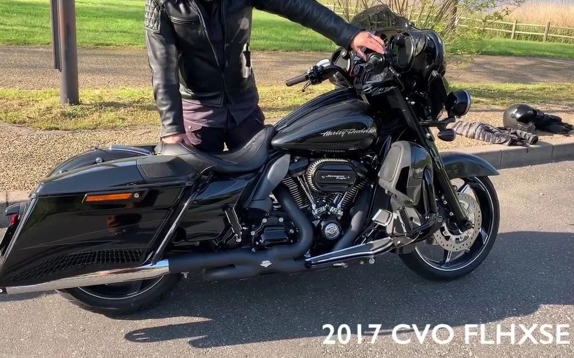 2017款哈雷戴维森街道滑翔flhxse莱因哈特排气