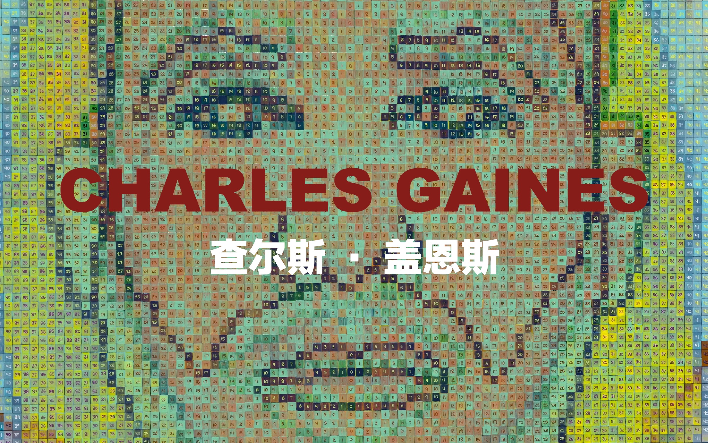 Charles Gaines查尔斯ⷮŠ盖恩斯 美国艺术家/美学/哲学/绘画/摄影/视频/装置/当代艺术哔哩哔哩bilibili