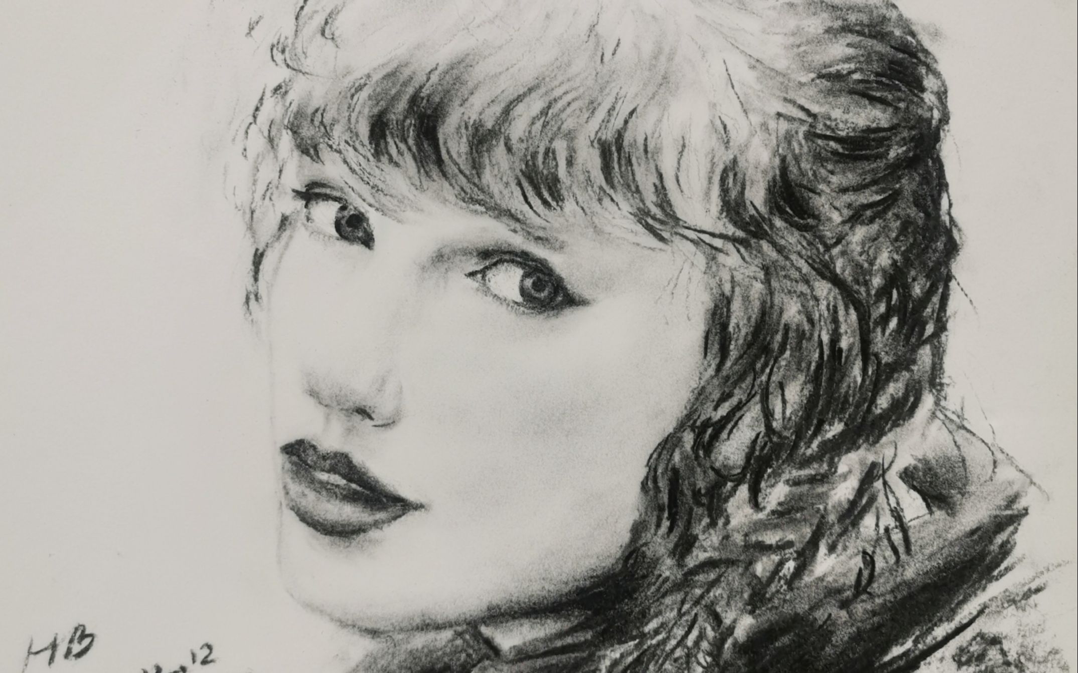 活动  【素描】【泰勒斯】taylor swift evermore最新写真素描摸鱼