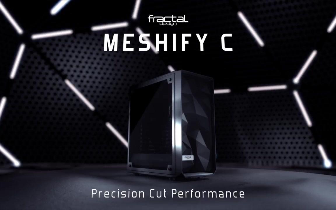 分形工艺 (Fractal Design) Meshify C  Dark TG 官方视频哔哩哔哩bilibili