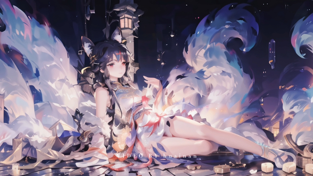 【绚丽幻境】探秘ai创作的狐妖之美