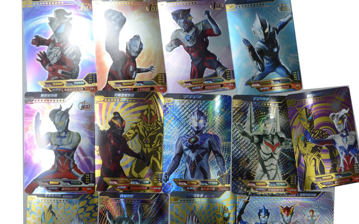 奥特曼卡片 13款sp超稀有卡展示 还有1周年纪念版 你肯定没见过