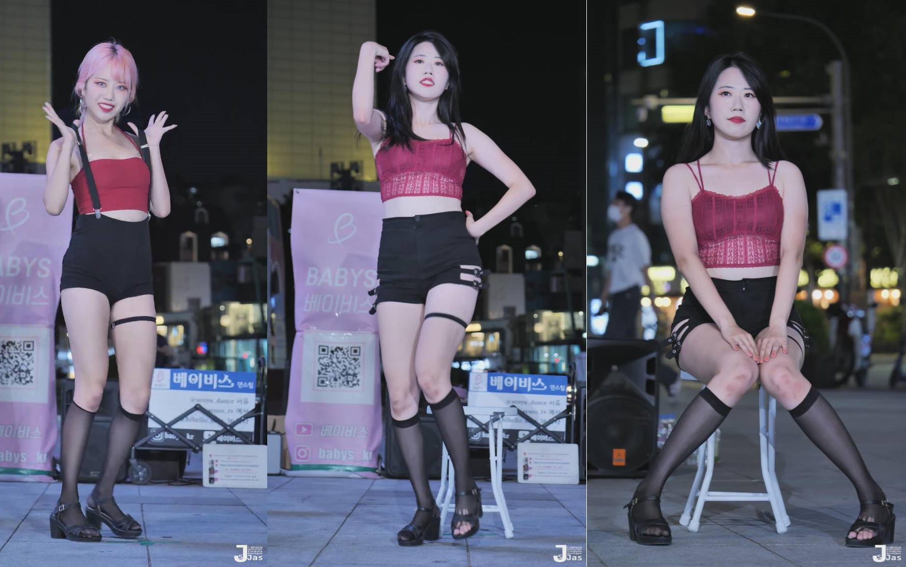 『女团饭拍系列』e7902.220717.babys黑丝 3部