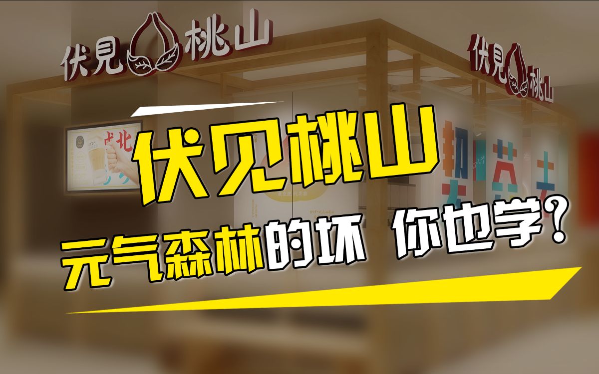 独家深扒“伏见桃山”网红奶茶背后让人恼火的“日系”风!哔哩哔哩bilibili