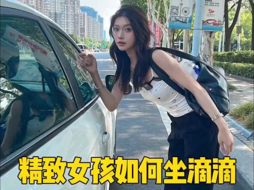 集美TV之精致女生坐出租车哔哩哔哩bilibili