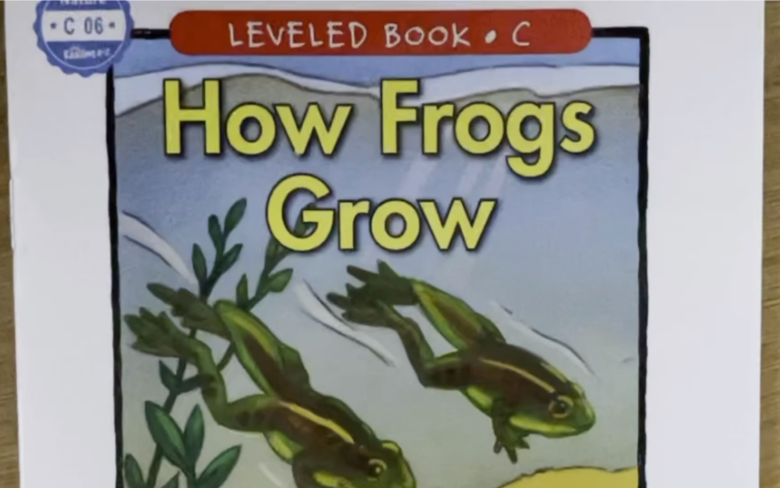 少儿英语 RAZ分级阅读C 06 How Frogs Grow 青蛙是怎么长大的哔哩哔哩bilibili