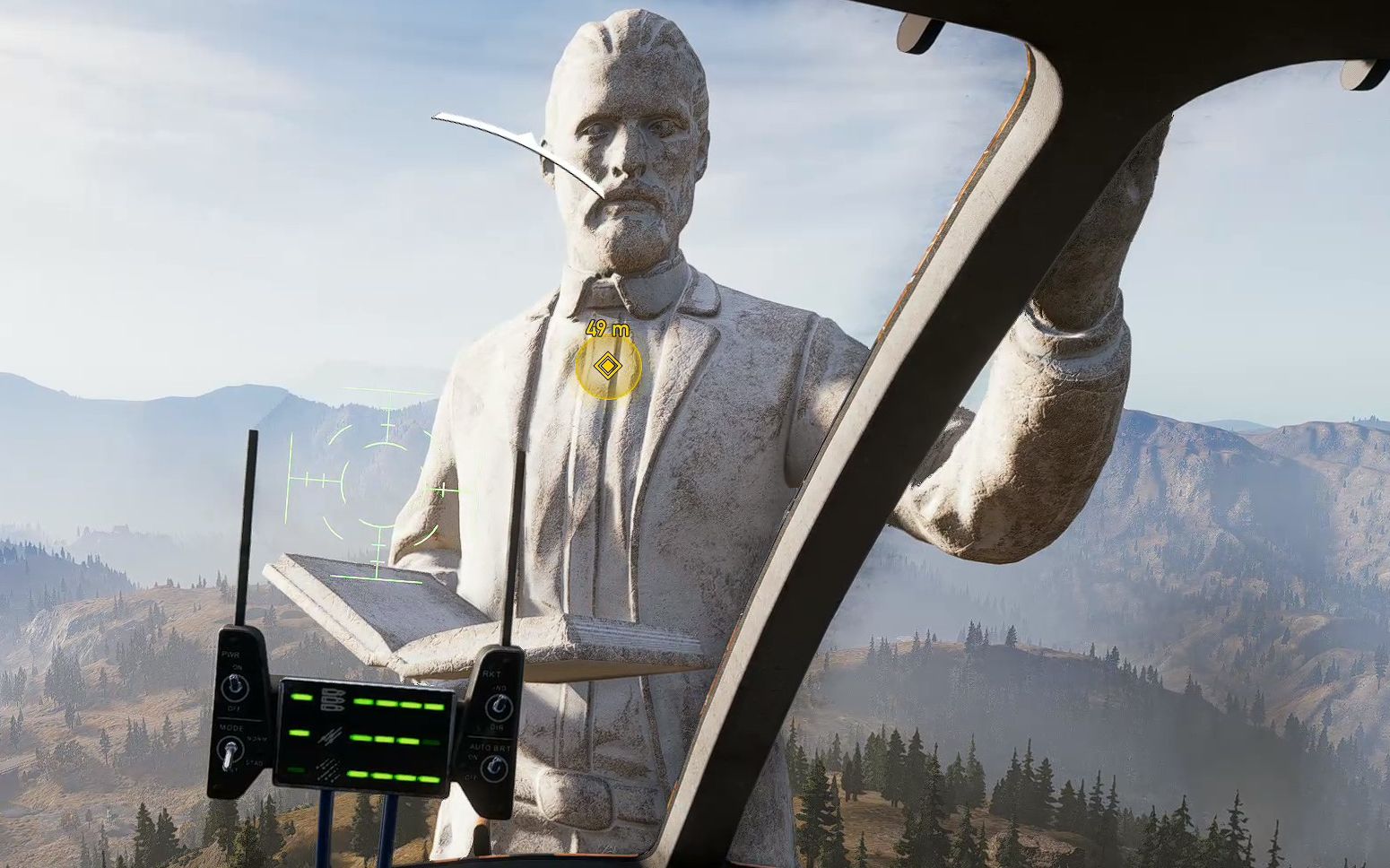 孤岛惊魂5摧毁神父雕像