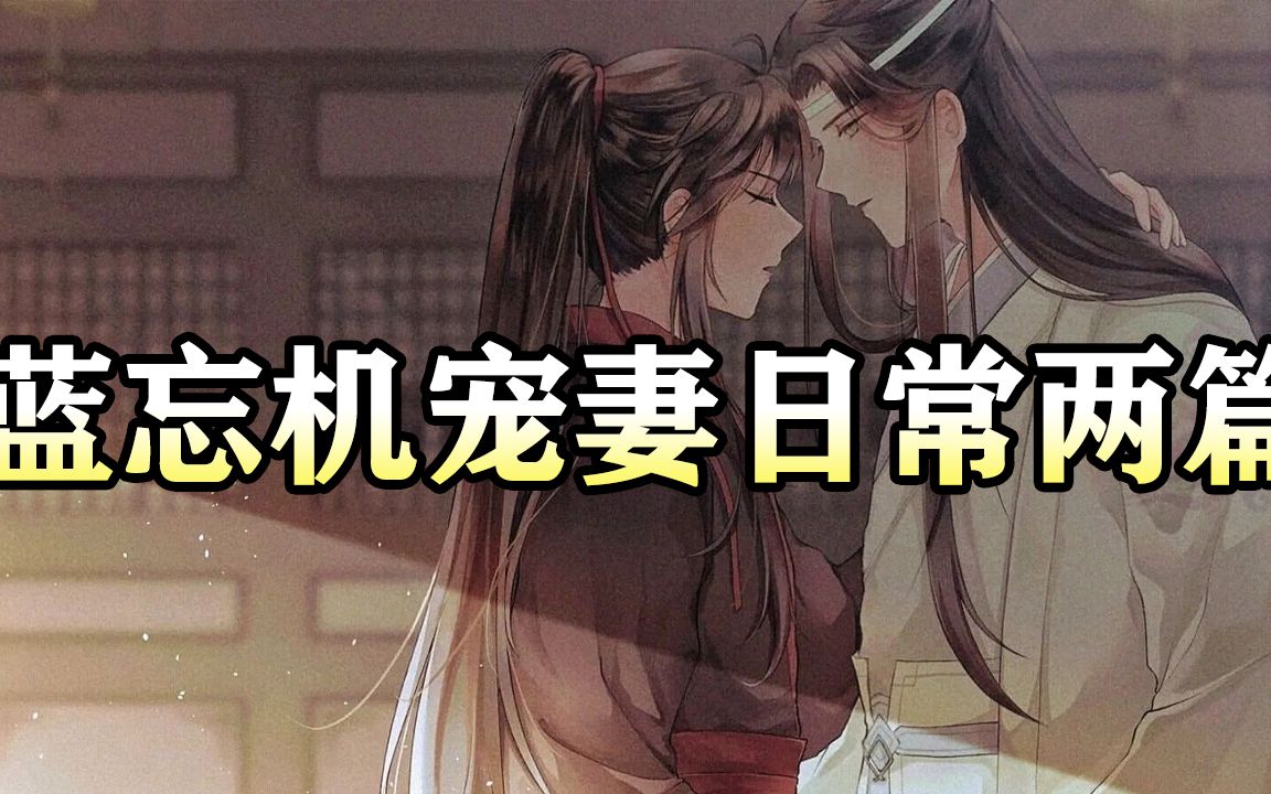 蓝忘机宠妻日常两篇|魔道祖师同人有声书哔哩哔哩bilibili