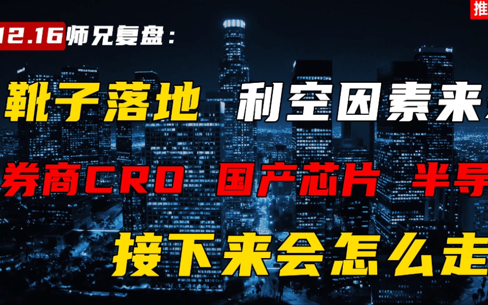 12.16专题解读:靴子落地,利空因素来袭CRO、国产芯片,半导体接下来会怎么走?哔哩哔哩bilibili