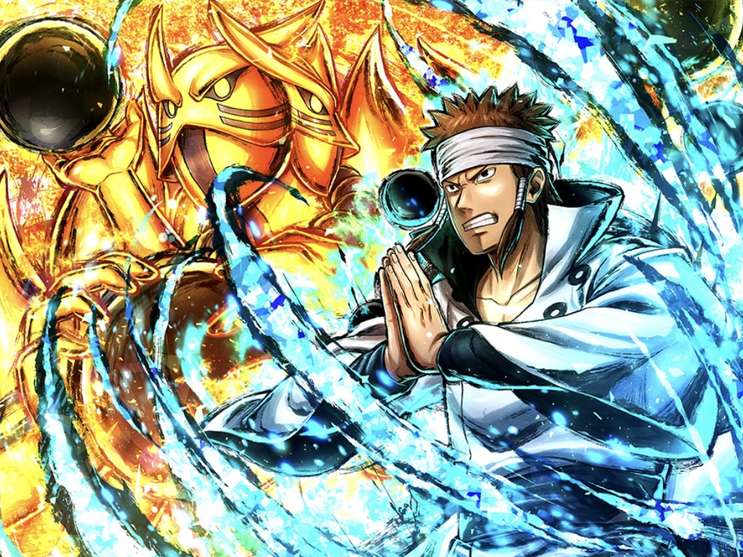 地下城与勇士版火影手游———阿修罗奥义演示——六道.五玉螺旋爆.