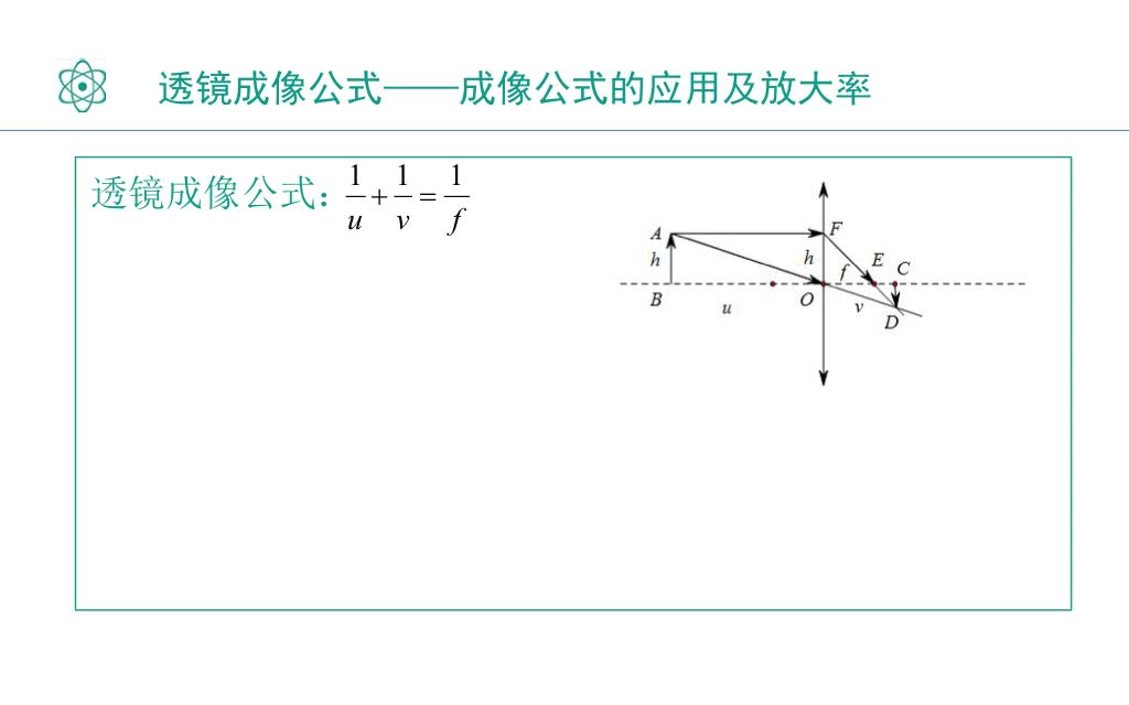 凸透镜成像计算——成像公式的应用及放大率(拓展)哔哩哔哩bilibili