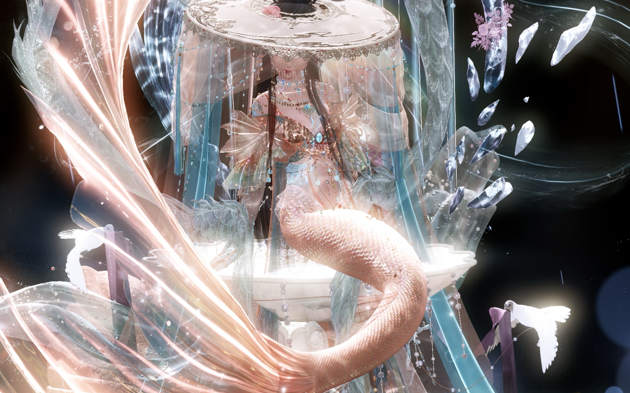 【闪耀暖暖】鱼尾与新摆件的适配度——所以,鱼鸟到底什么时候复刻啊