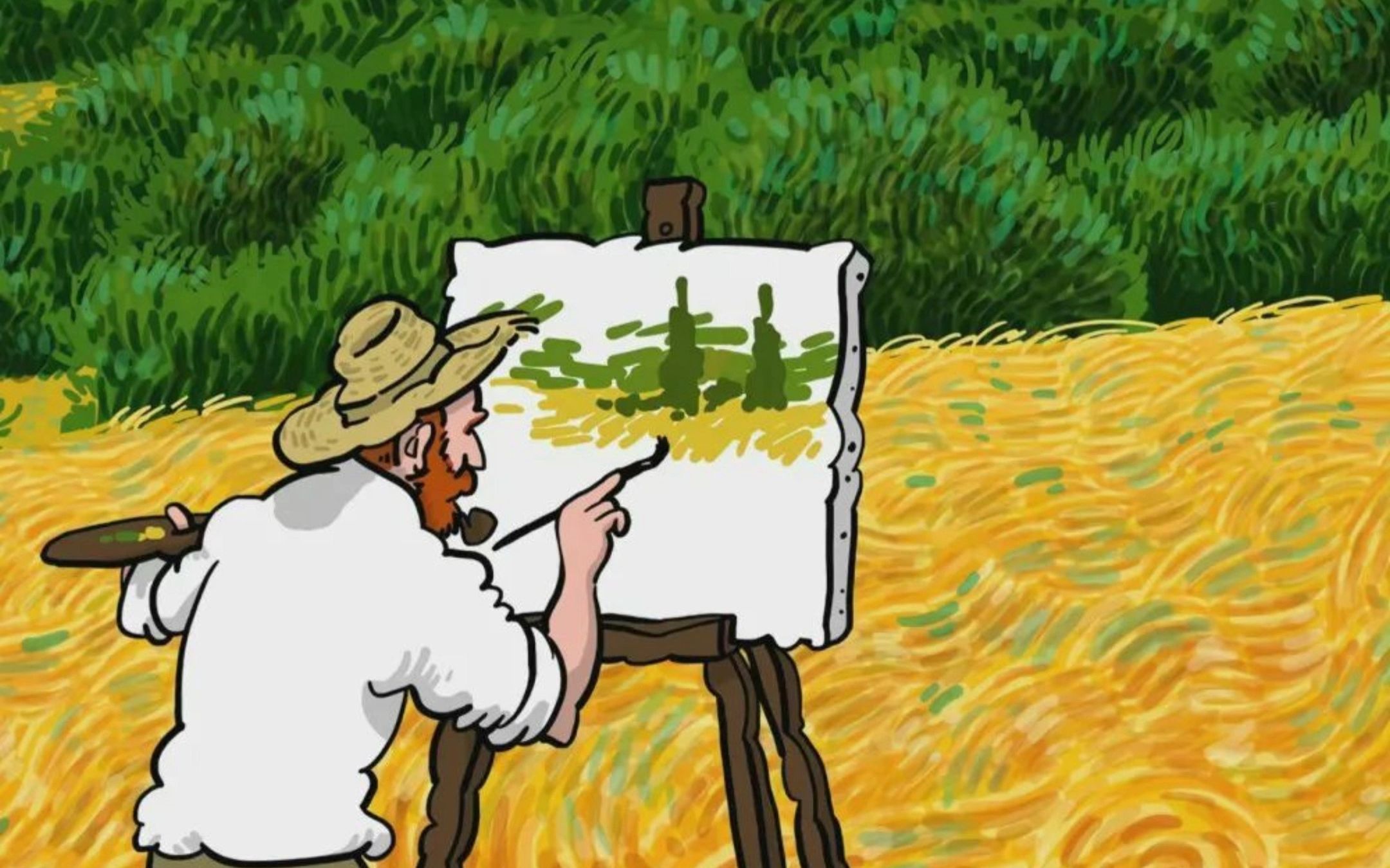 不来点梵高壁纸也好意思说自己是美术生?