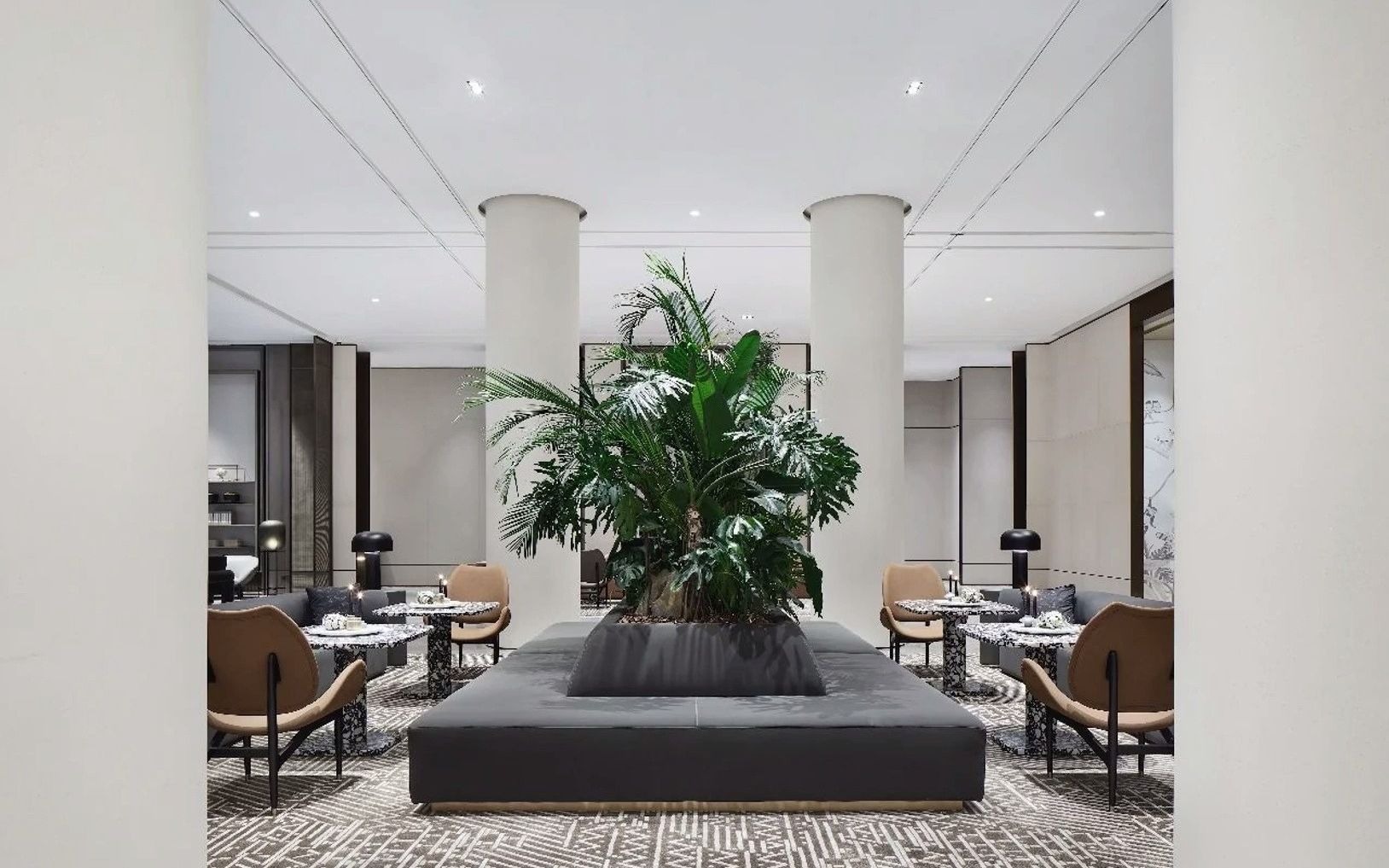 吴滨设计作品 #售楼处案例 吴滨丨售楼处丨赋予东方以摩登 无间2220