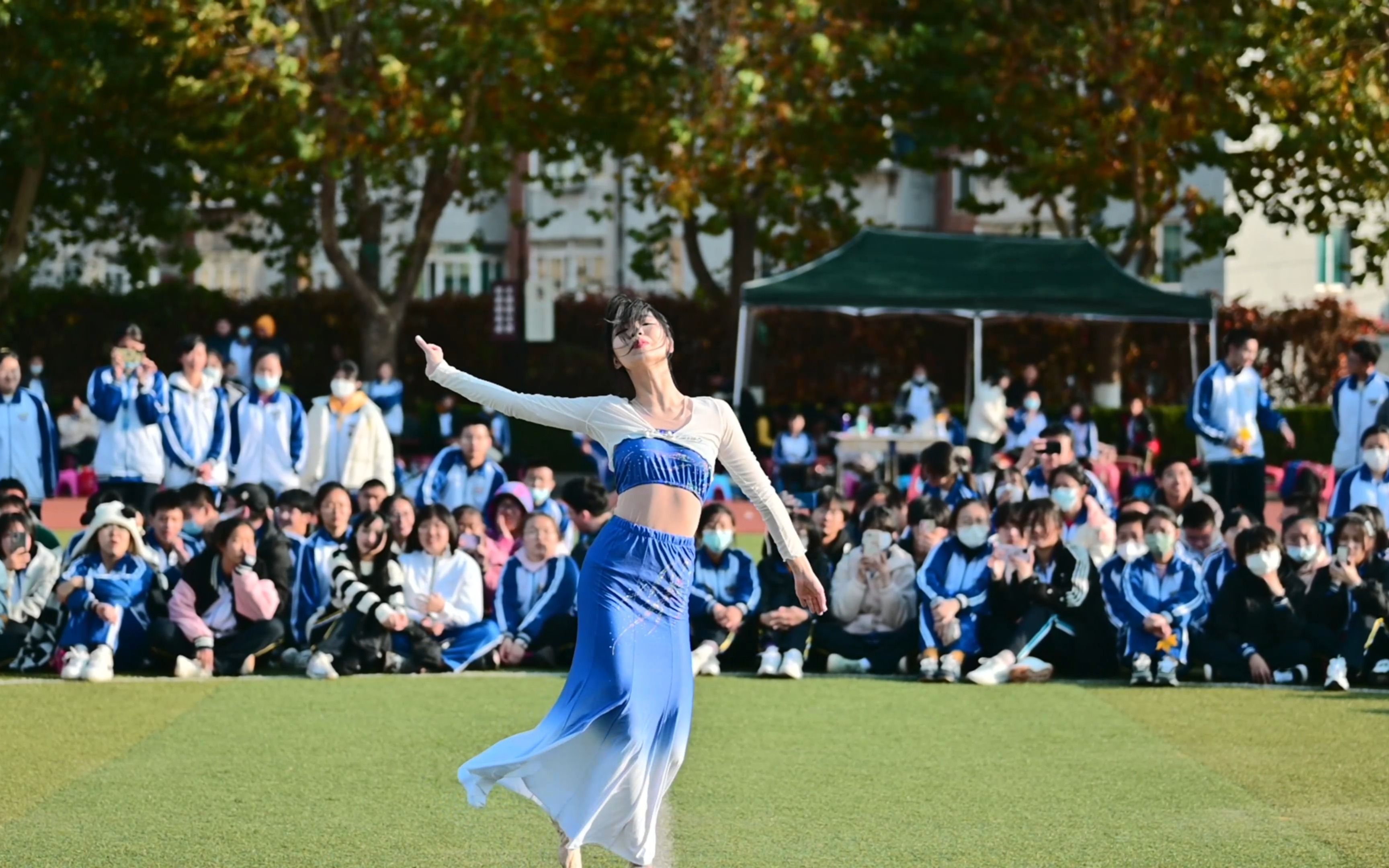 [图]大连市第十一中学运动会舞蹈表演（纯音乐）