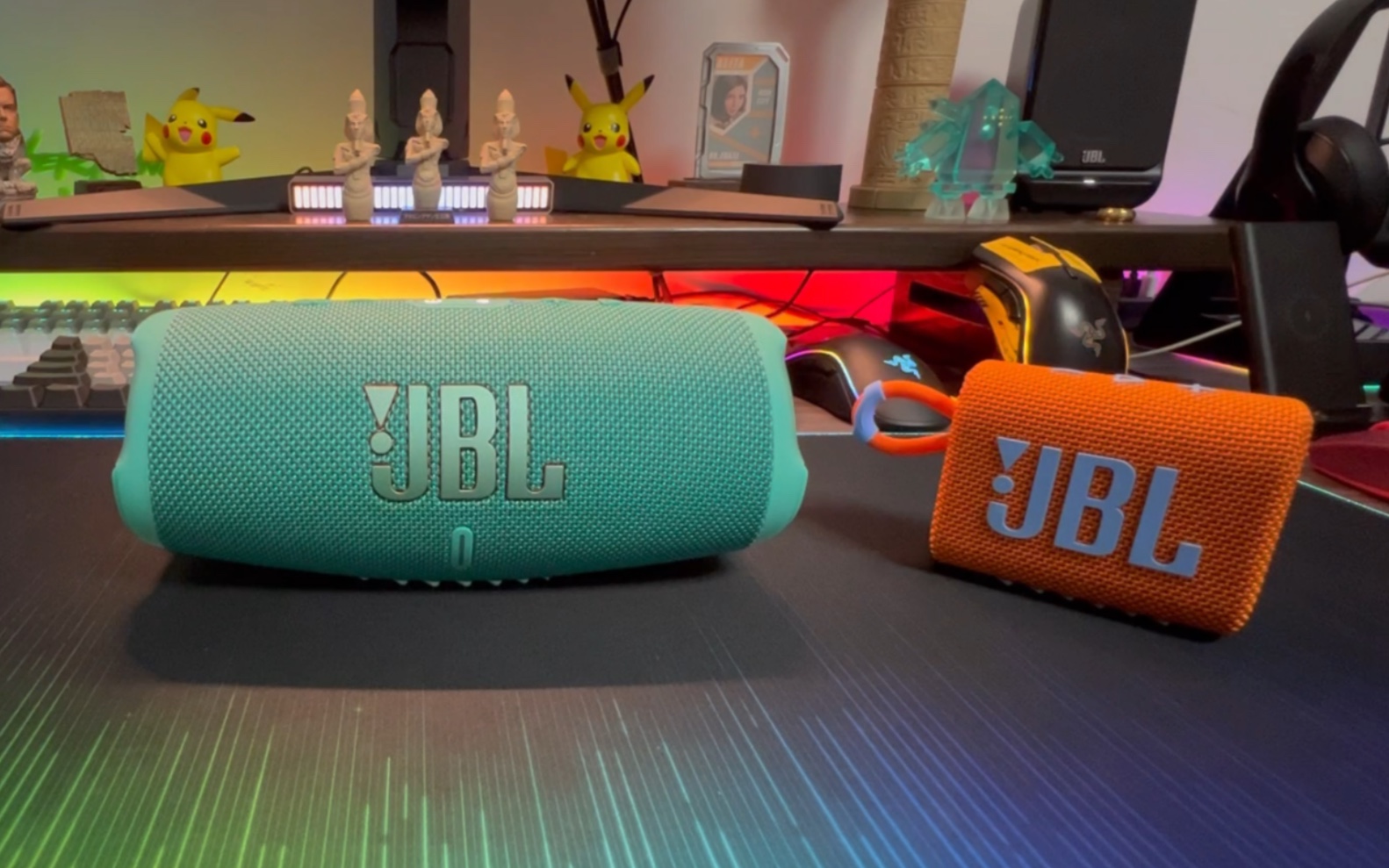 jbl go 3 开箱 & charge 5 音效对比