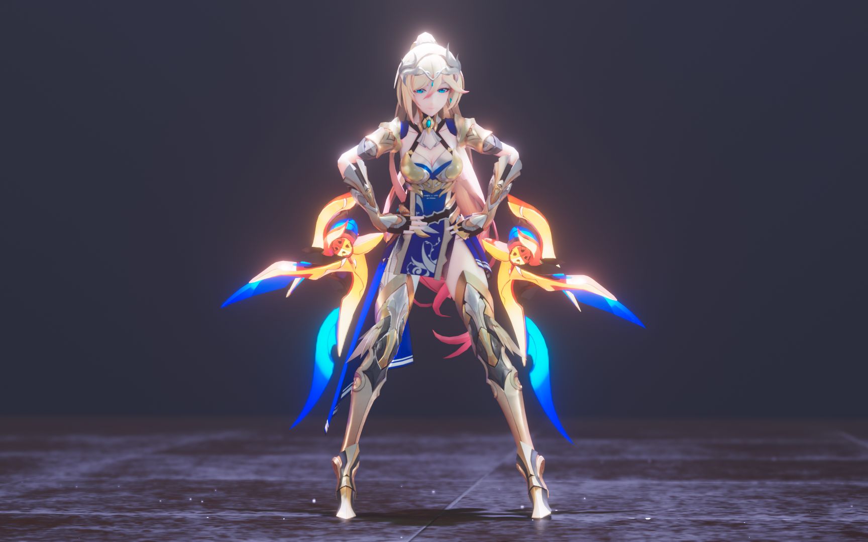 【崩坏3/幽兰黛尔】帅气的幽兰黛尔!