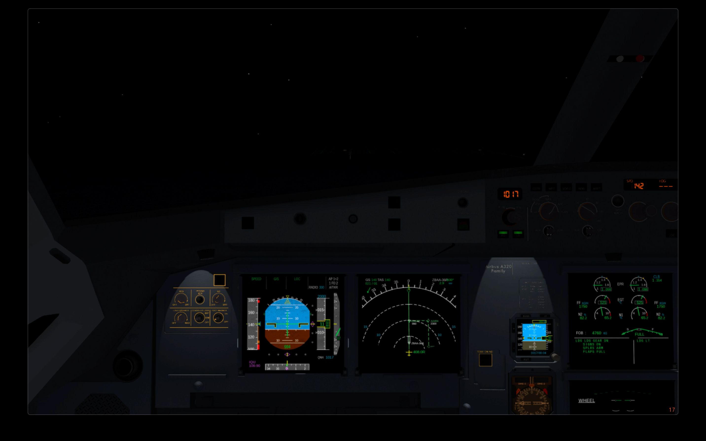 【FlightGear】VATSIM联网飞行 A320夜间自动落地北京首都机场哔哩哔哩bilibili