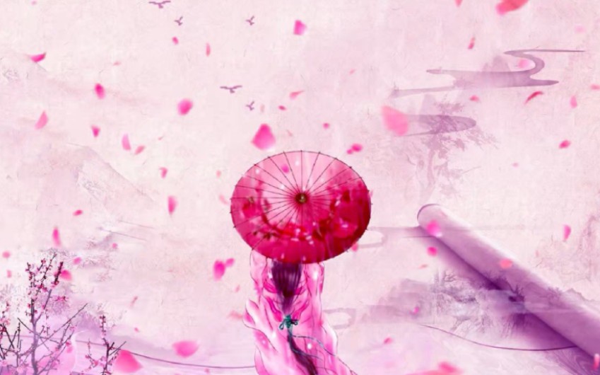 绝世舞姬2 国潮水墨中国风 古风舞蹈走秀 led大屏幕背景视频素材