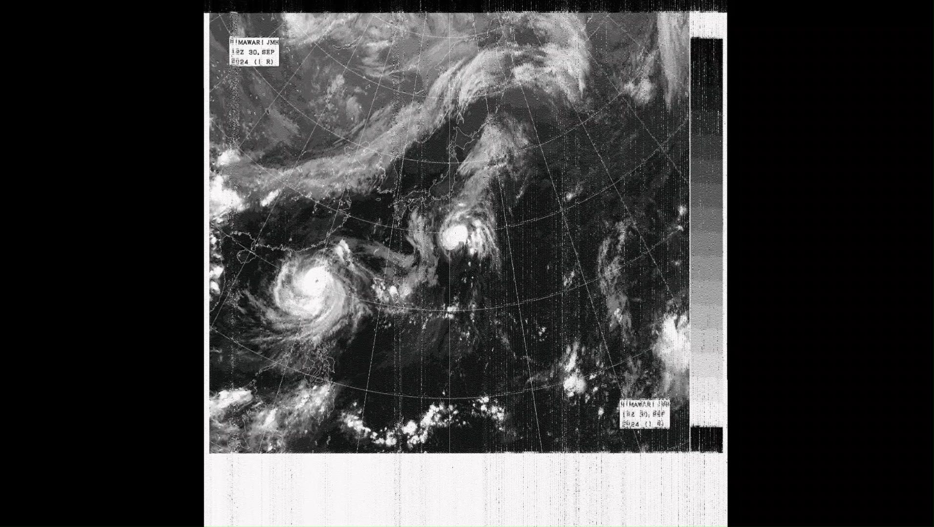 短波气象传真图片接收1