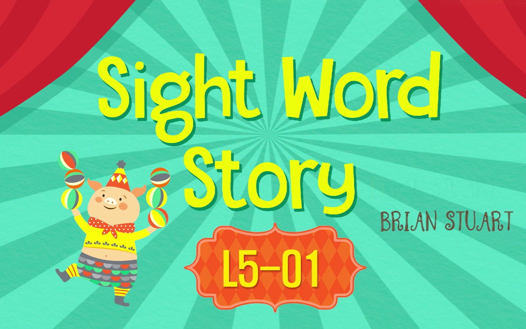 [图]常用单词故事 五级(Brian Stuart老师最新课程) Sight Word Story Level 5