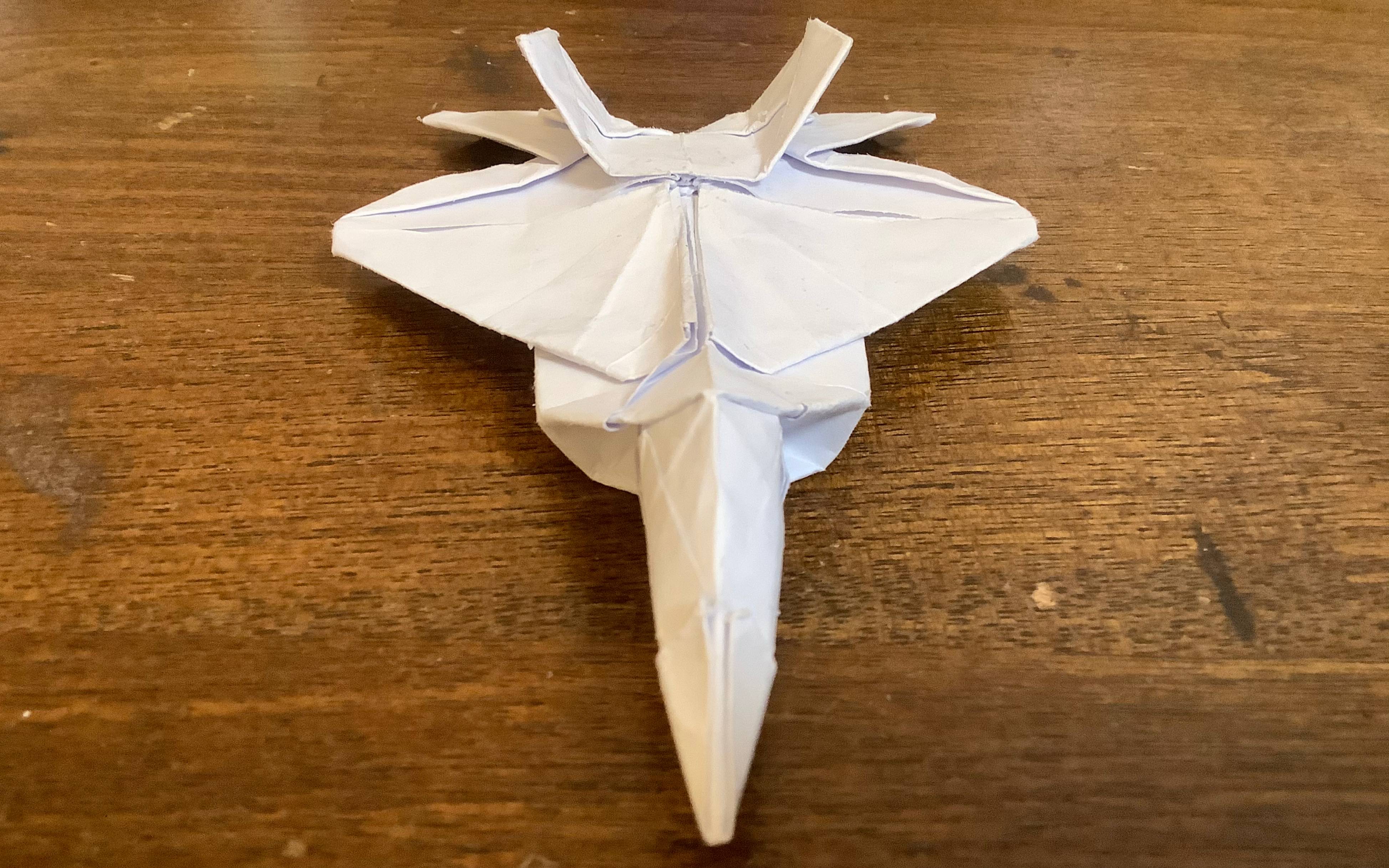 【折纸展示】f22猛禽战斗机 设计:青木良